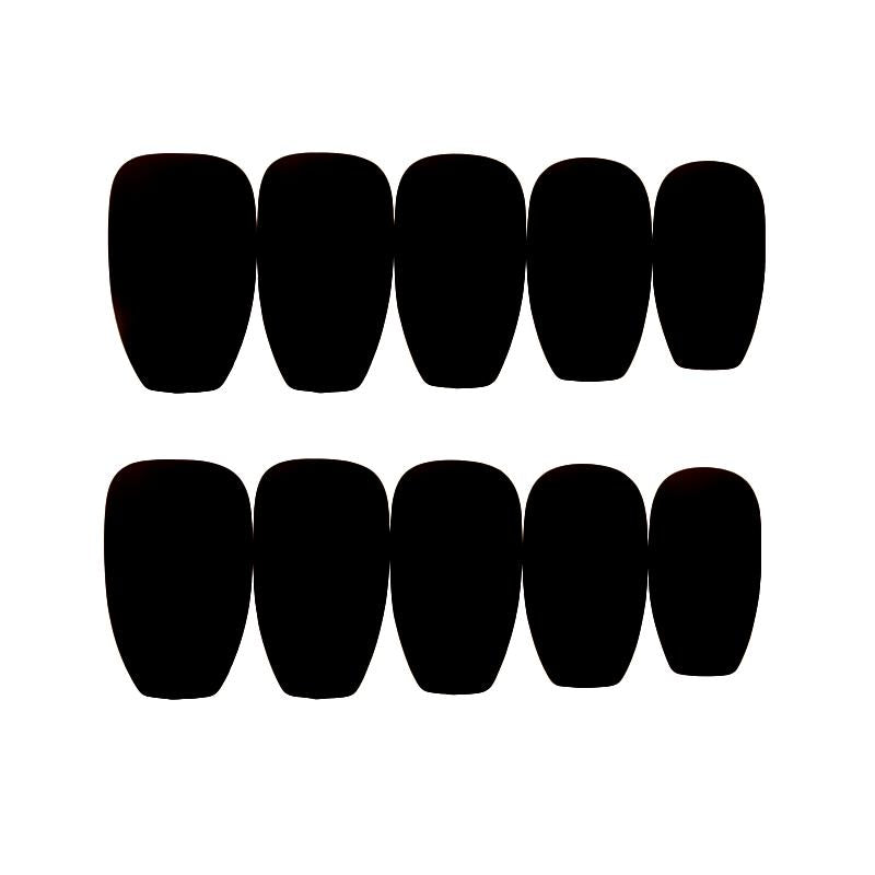COAL BLACK MATT FINISH NAILS