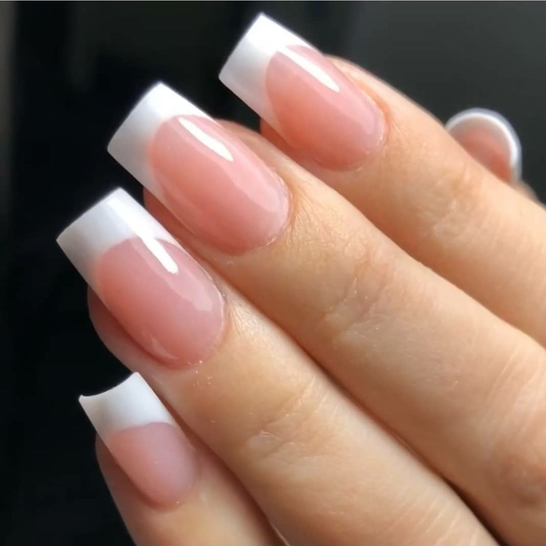 Eva Mendes French Nails