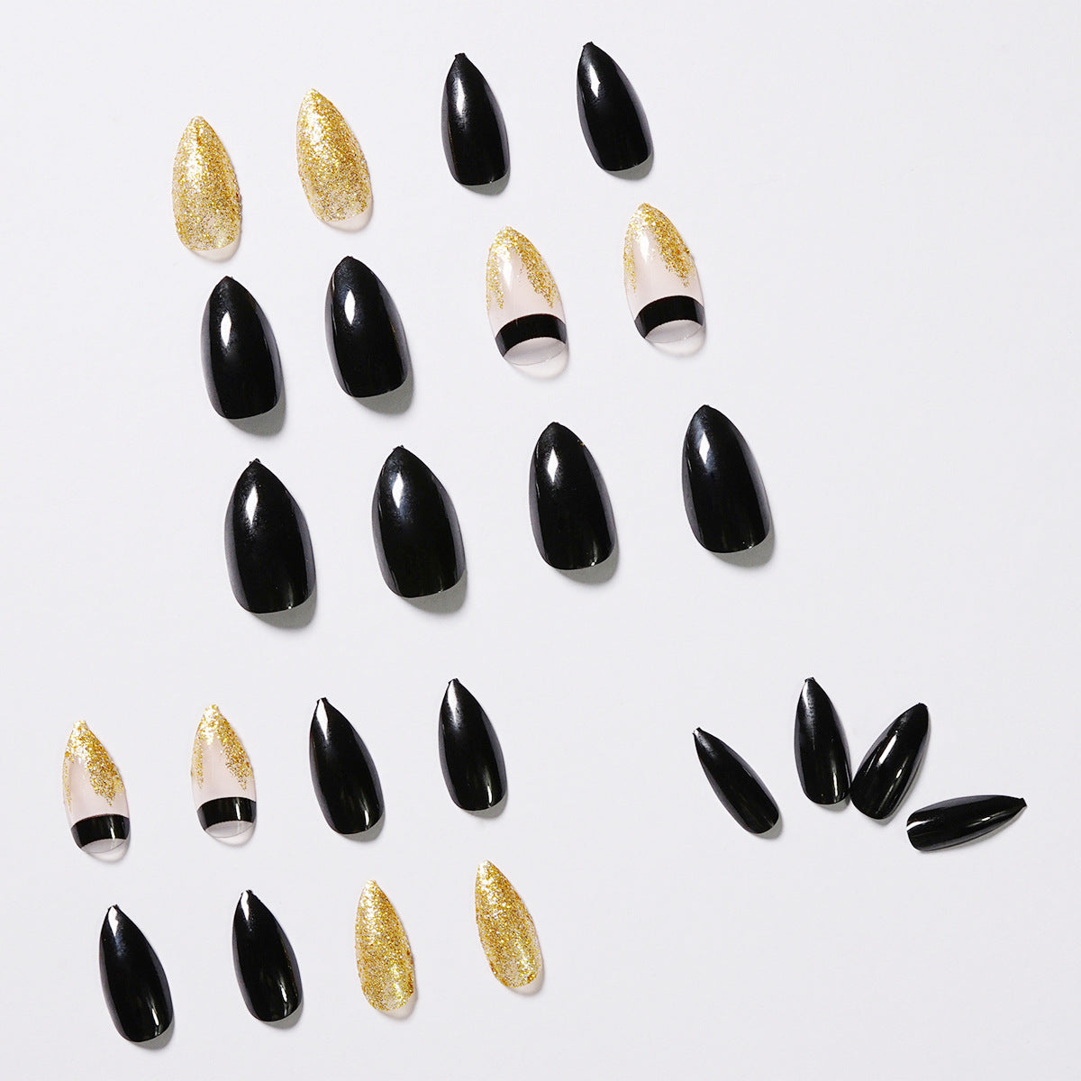 Black and Gold Ombre