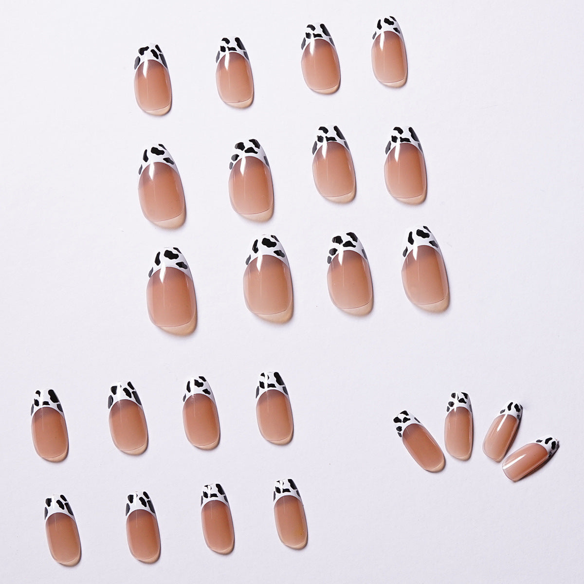 Cow Print Nails