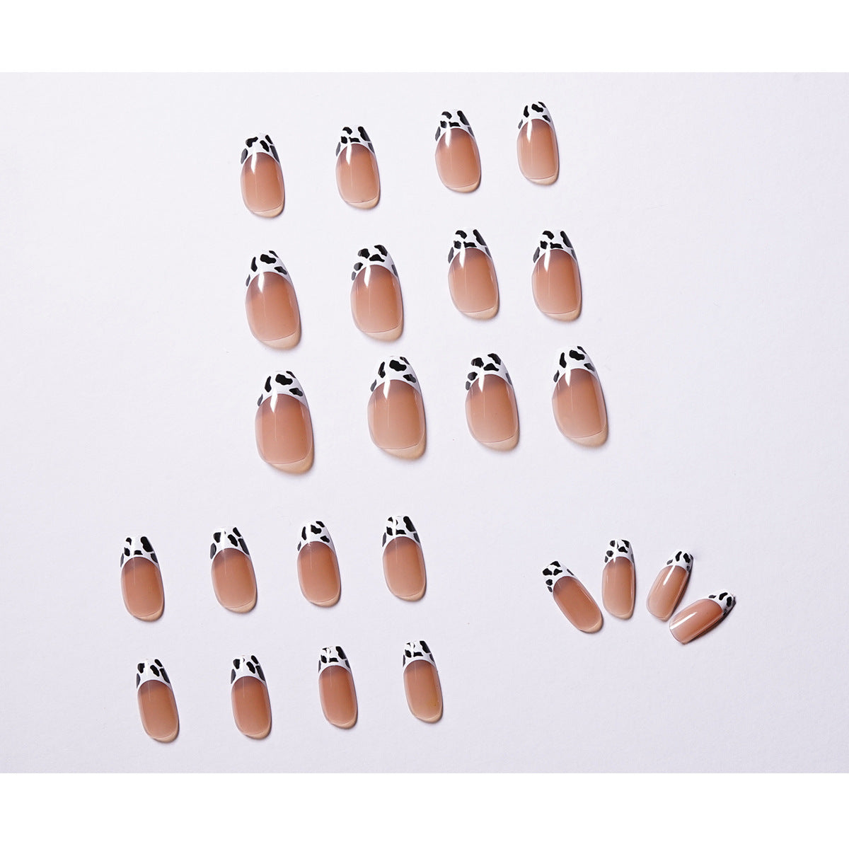 Cow Print Nails