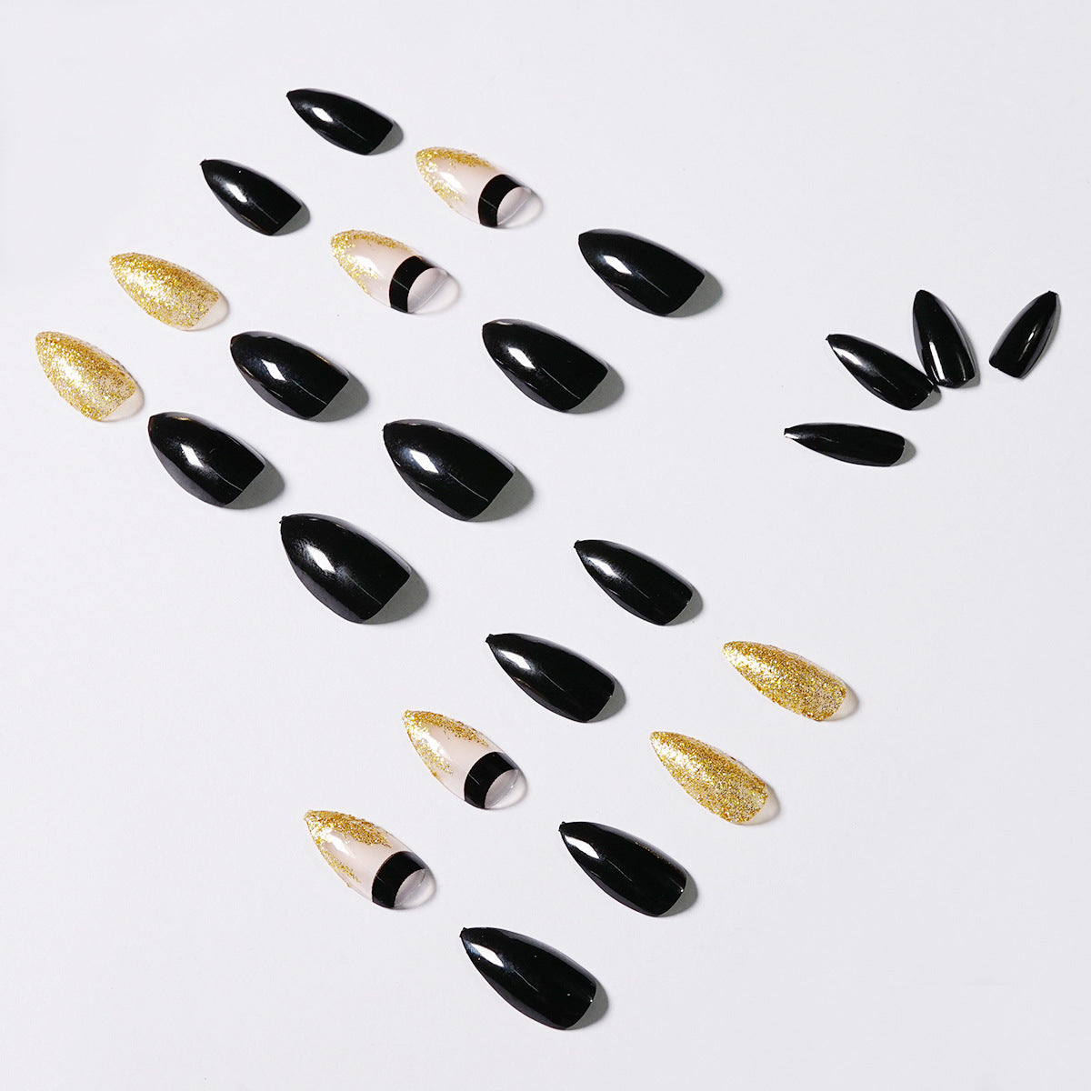 Black and Gold Ombre