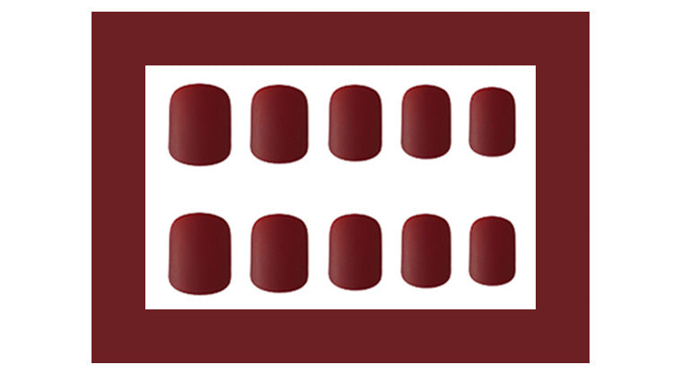 Matt Square Maroon
