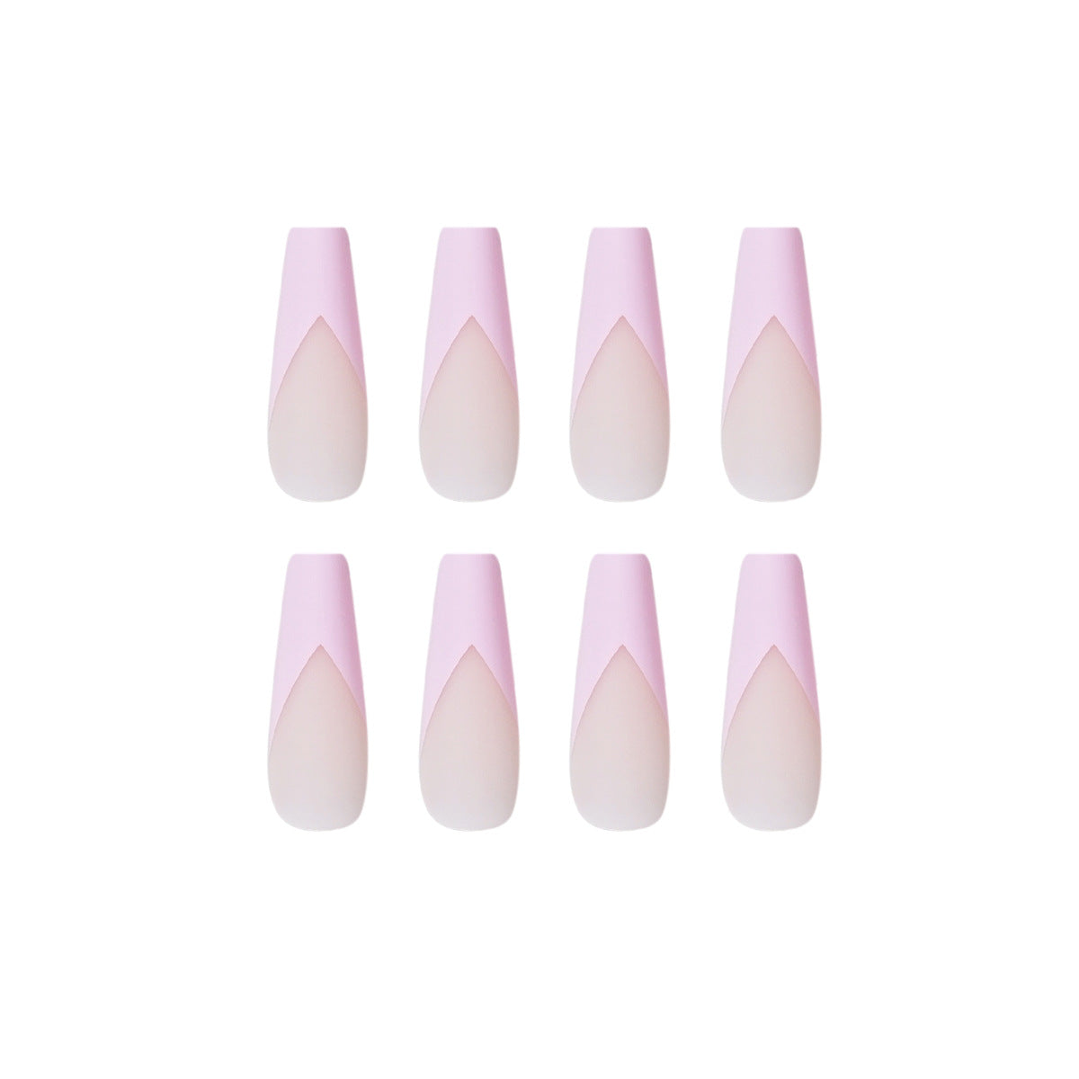 Powder Pink Coffin Nails