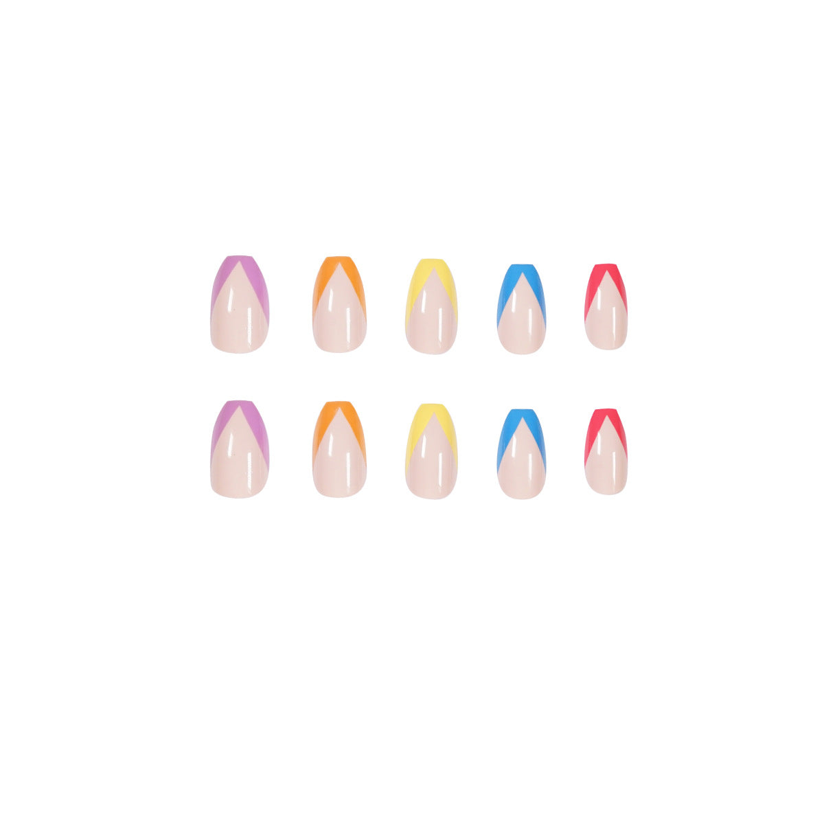 Assorted Colour French Manicure