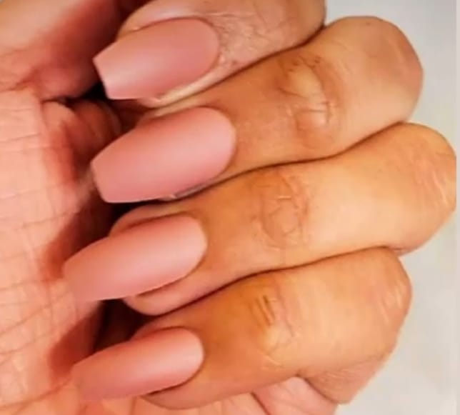 JLo Nude Nails